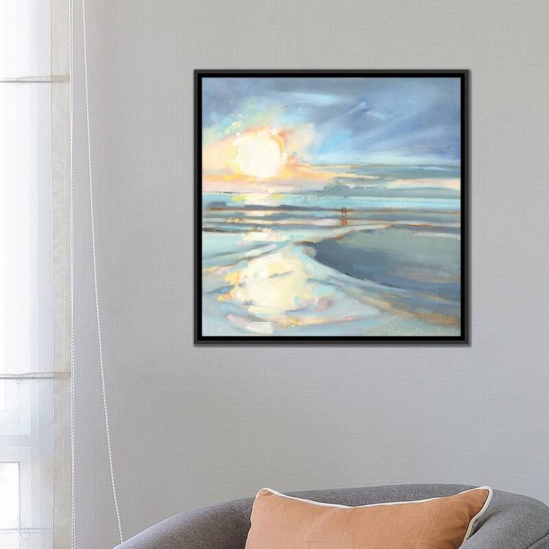 iCanvas "Eastern Lake Sunset" by Kathleen Broaderick Framed Canvas Print