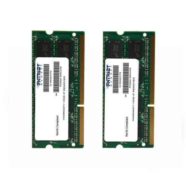 Patriot Mac Series 8gb Apple Sodimm Kit 2x4gb Ddr3 1333 Pc3 4 Pin So Dimm Psa38g1333sk Overstock