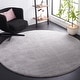 preview thumbnail 13 of 69, SAFAVIEH Plain And Solid Renske Rug 6'7" Round - Light Grey - Round
