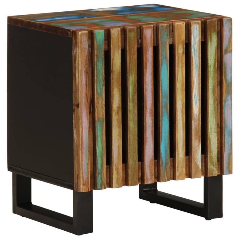 vidaXL Bedside Cabinet Set of 2 Multicoloured