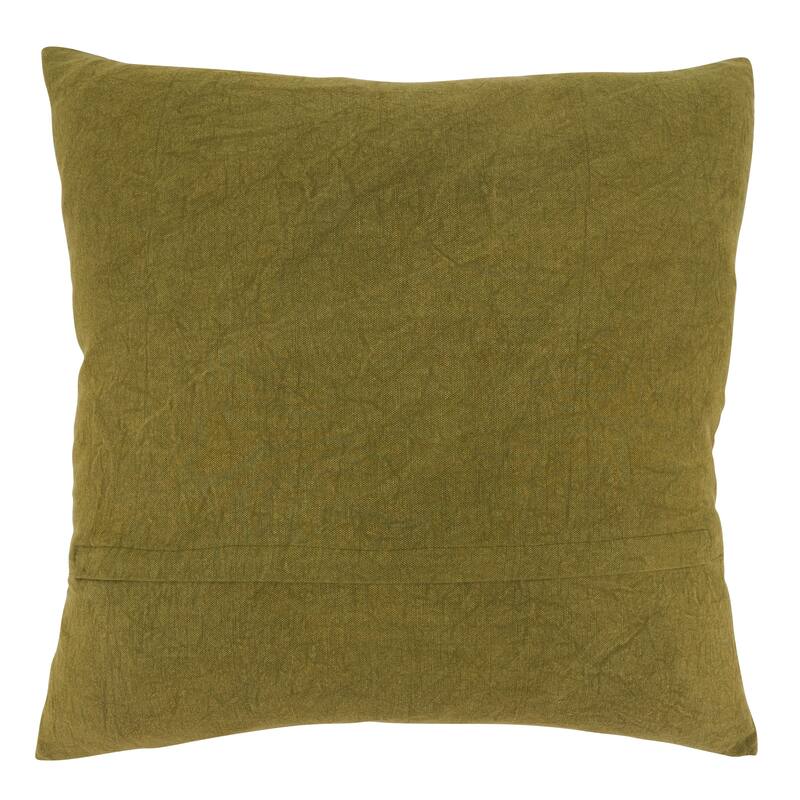 Pillow With Stone Washed Floral Design