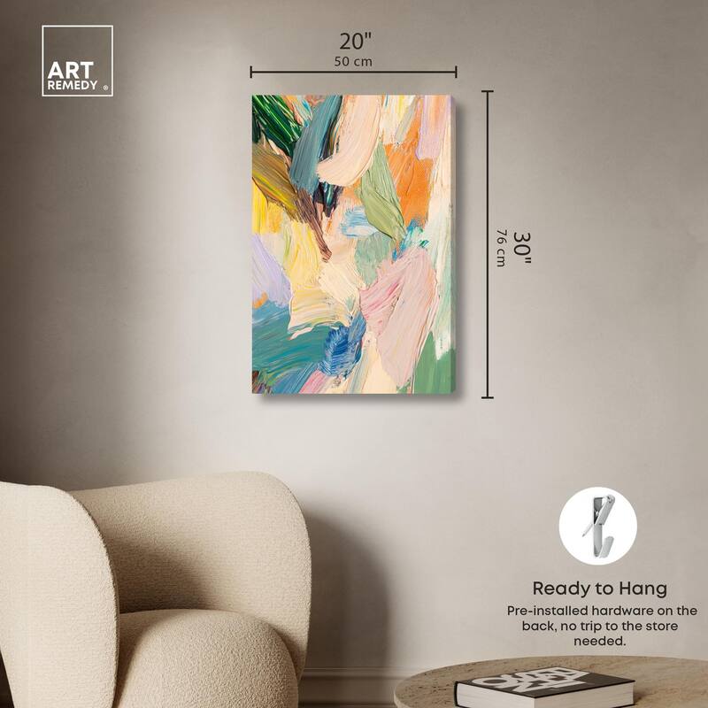 Chromatic Surge I Canvas by Art Remedy, Gallery Wrapped
