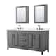 Option Dark Gray / White Quartz Top / Matte Black