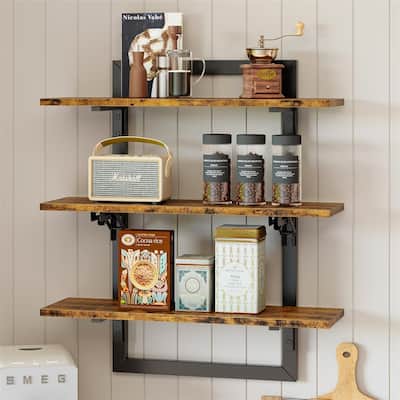 Floating Shelves for Wall - 7.28"D x 23.62"W x 26.18"H