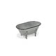 preview thumbnail 1 of 10, Gray Metal Large Decorative Bathtub