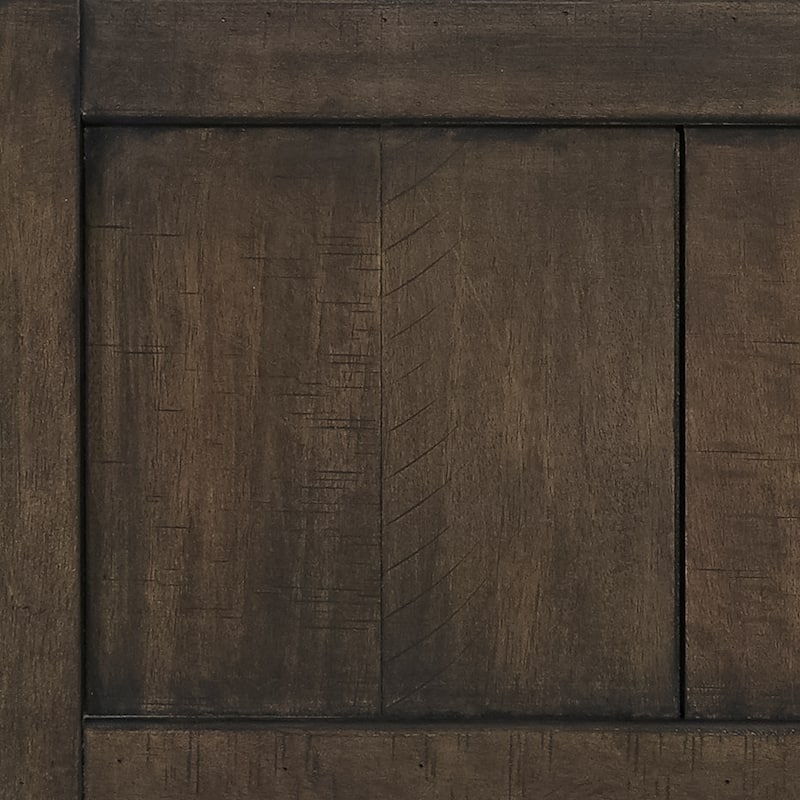 Thornwood Hills Rock Beaten Gray with Saw Cuts King Two Sided Storage Bed