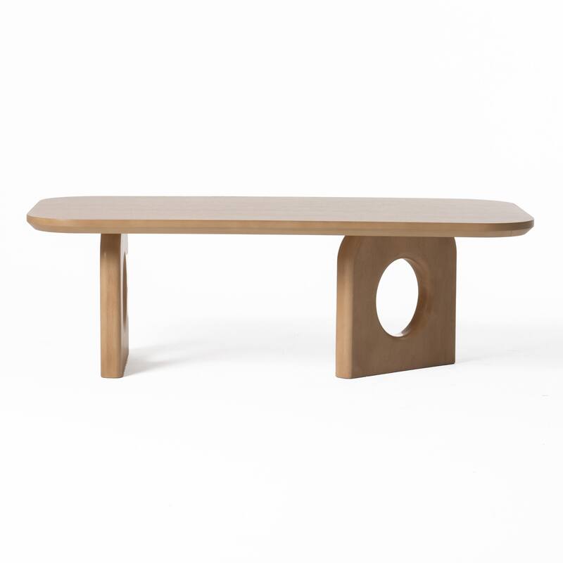 Nova Domus Oshana Modern White Oak Coffee Table - Oak