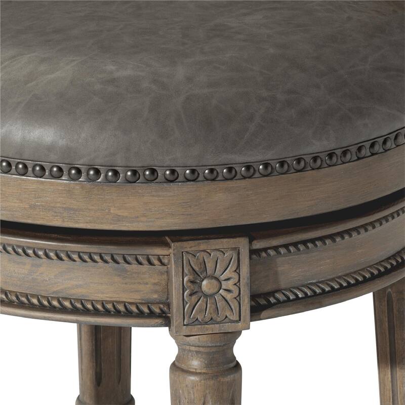 Maven Lane 31" Pullman Swivel Bar Height Kitchen Stool