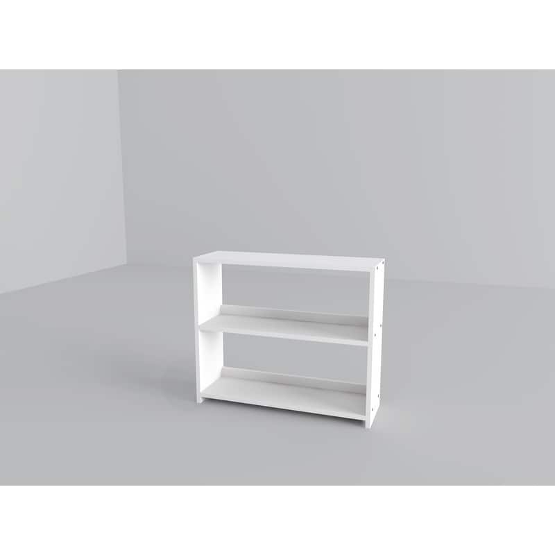 Donco Kids Louver Small Bookcase in White - Small Bookcase