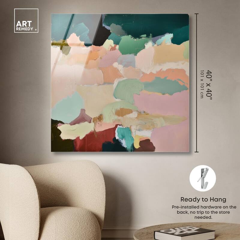 Brushed Beauty III Acrylic by Art Remedy, Ready to Hang