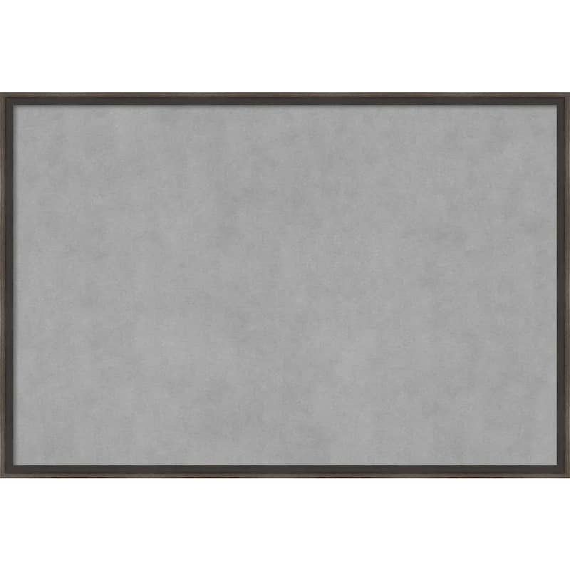 Amanti Art Hardwood Wedge Chocolate Framed Magnetic Board