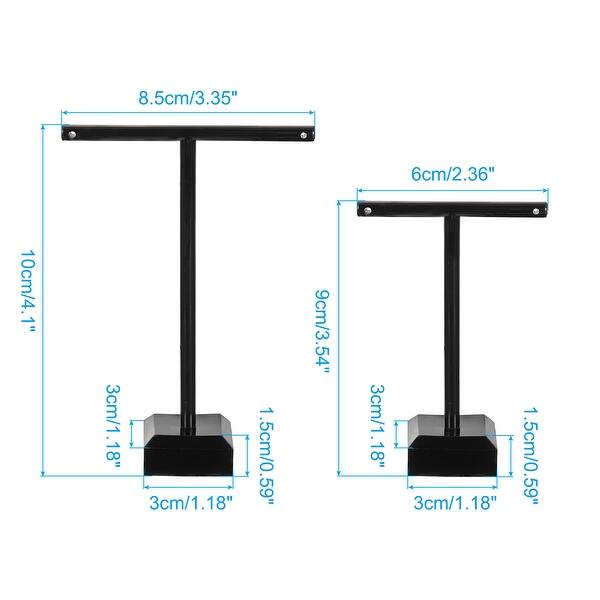dimension image slide 0 of 3, Earring Display Stands, 6pcs Earring Stand Storage Acrylic