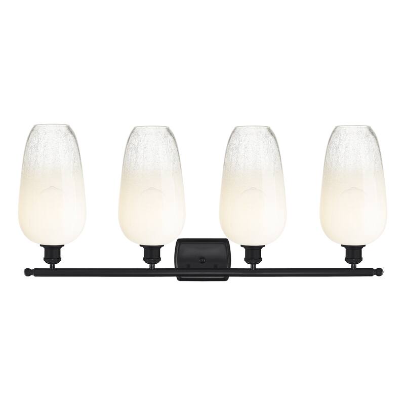 Innovations Lighting Endless Possibilities Ballston - Brookhaven Flute - 4 Light 37" Bath Vanity Light