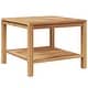 preview thumbnail 15 of 40, vidaXL Coffee Table Brown Solid teak wood