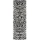 preview thumbnail 7 of 11, SAFAVIEH Handmade Soho Melie Zebra Pattern New Zealand Wool Area Rug 2'6" x 10' Runner - Black/White - Runner