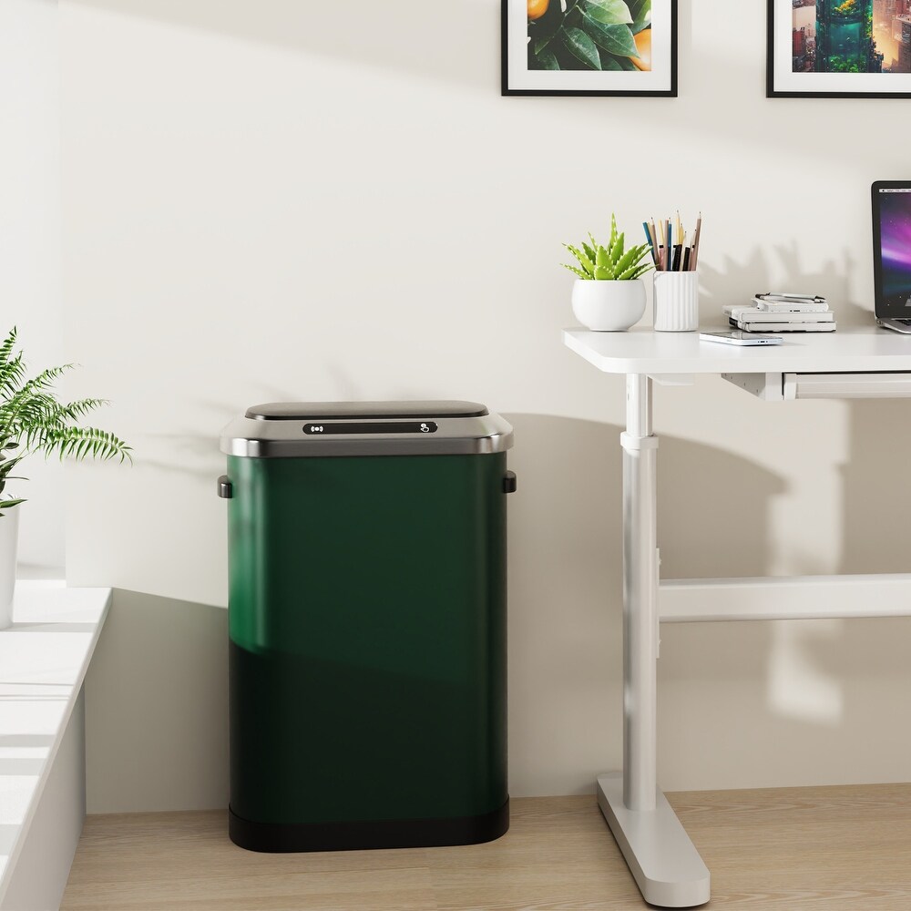 Green Kitchen Trash Cans Bed Bath & Beyond