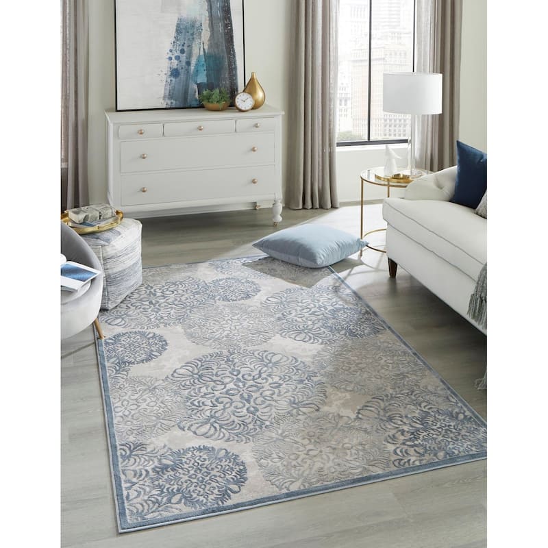 Country & Floral Cadence Collection Area Rug