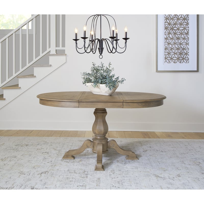 Magnolia Manor Opt 5 Piece Pedestal Table Set