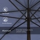 preview thumbnail 68 of 143, North Bend 9-foot Round Auto-tilt, Bronze Finish, Sunbrella Patio Umbrella by Havenside Home