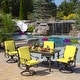 preview thumbnail 67 of 74, Arden Selections Leala Textured Outdoor Dining Chair Cushion Set