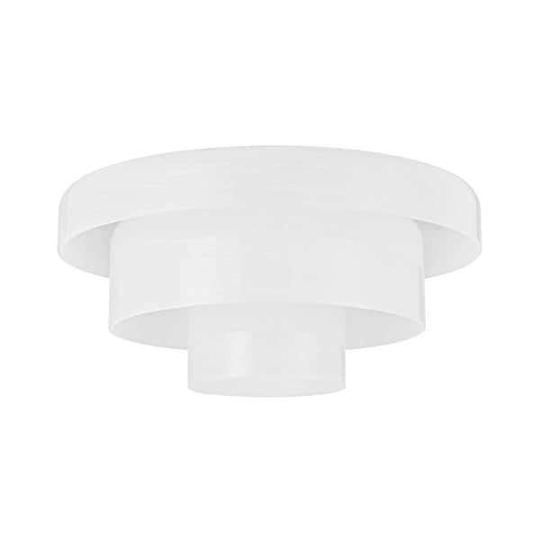 slide 2 of 5, Hudson Valley Lighting 1008 Port Richmond 16" Wide Flush Mount Ceiling Aged Brass