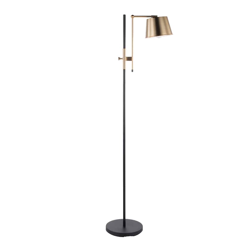 Carbon Loft Aleida Adjustable Metal Floor Lamp