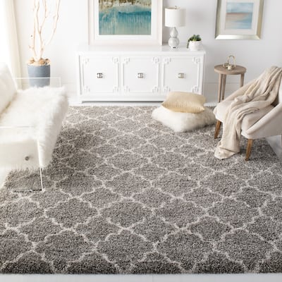 SAFAVIEH Hudson Shag Vitchka Glam Trellis 2-inch Area Rug