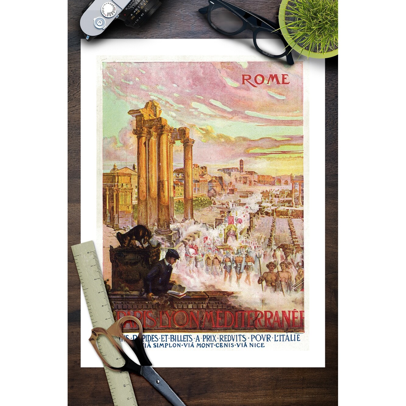 Shop Rome Italy Ancient Representation Of Rome Paris Lyon Et