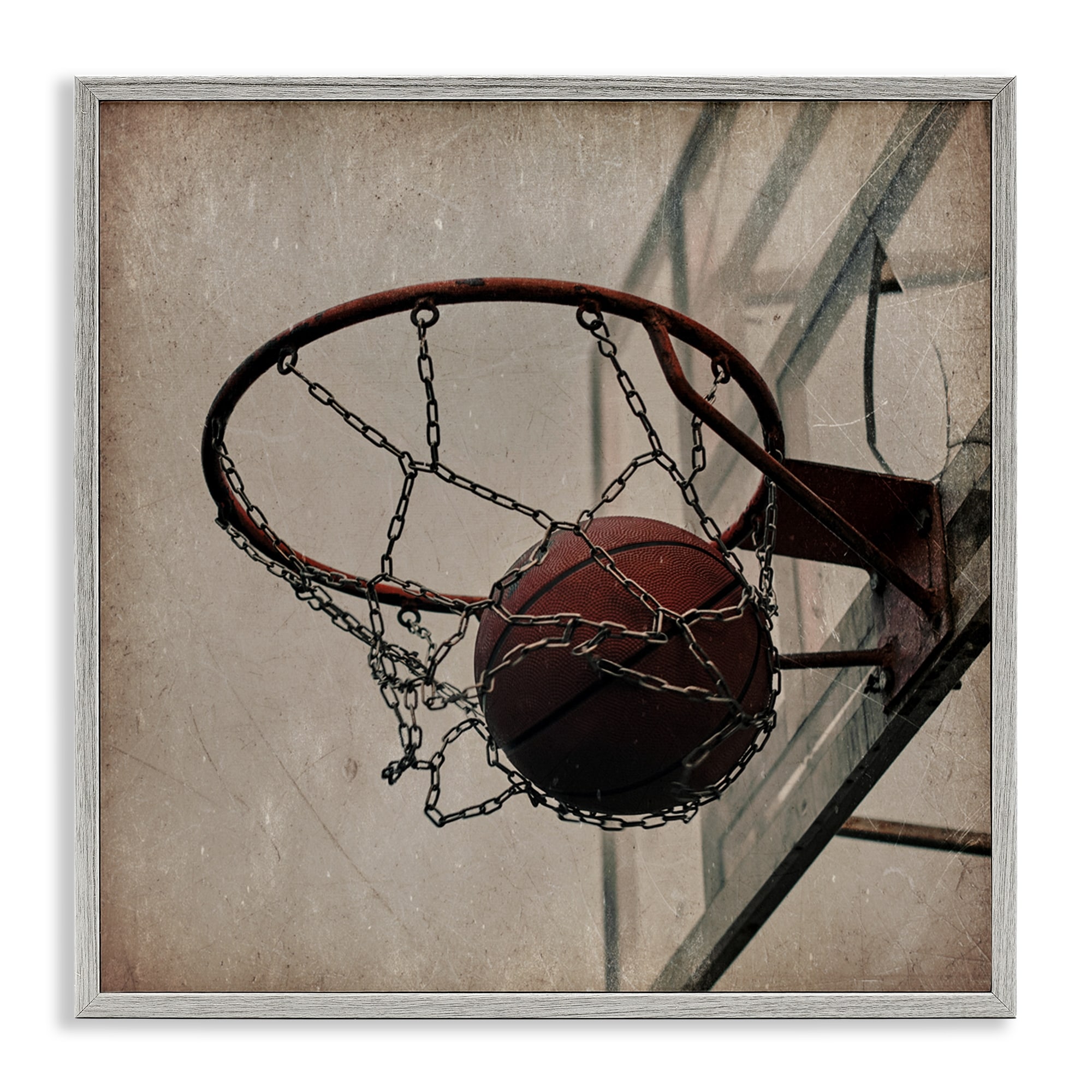 Stupell Be The Ball Basketball Framed Giclee Art Design By Kim Allen