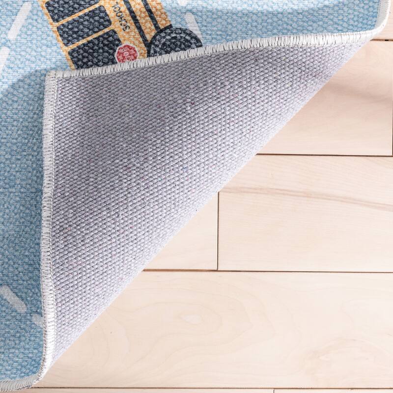 Well Woven Kids Rugs Traffic Modern Machine Washable Area Rug