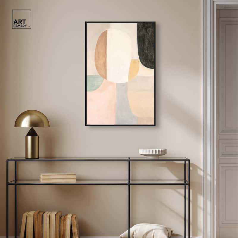 Soft Cubism I Canvas by Art Remedy
