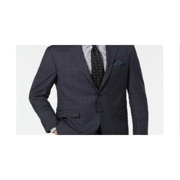 Ralph Lauren Men's Classic Fit Ultraflex Stretch Plaid Suit Separate Jacket  Gray Size 48 - Bed Bath & Beyond - 40642119