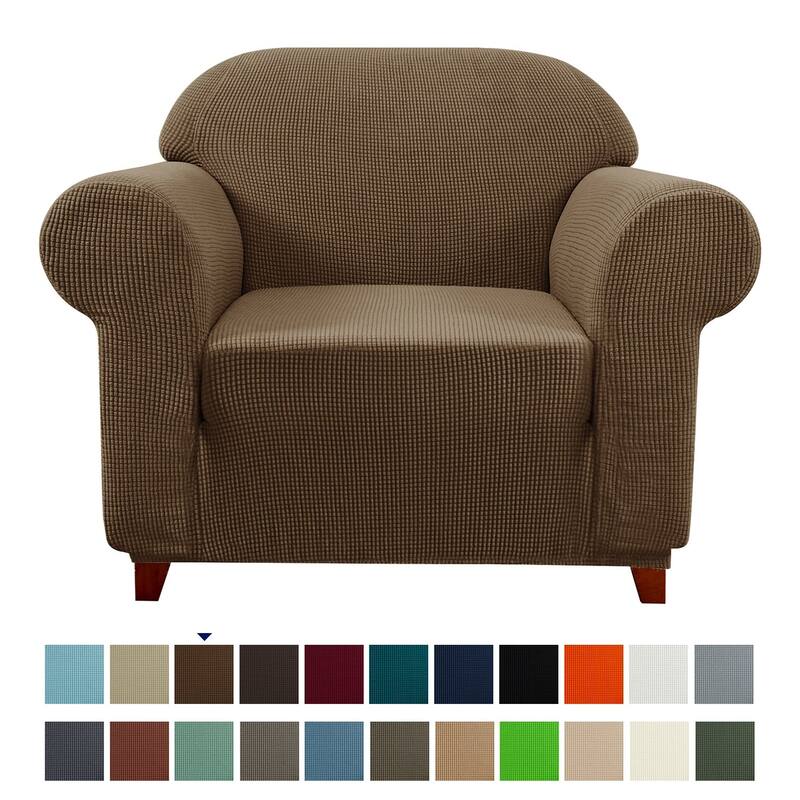 Subrtex 1-Piece Sofa Cover Stretch Soft Couch Loveseat Slipcover