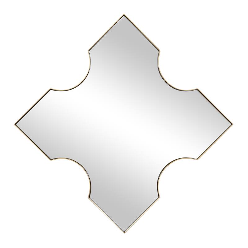 Varaluz Extra 30-inch Black X-Frame Mirror