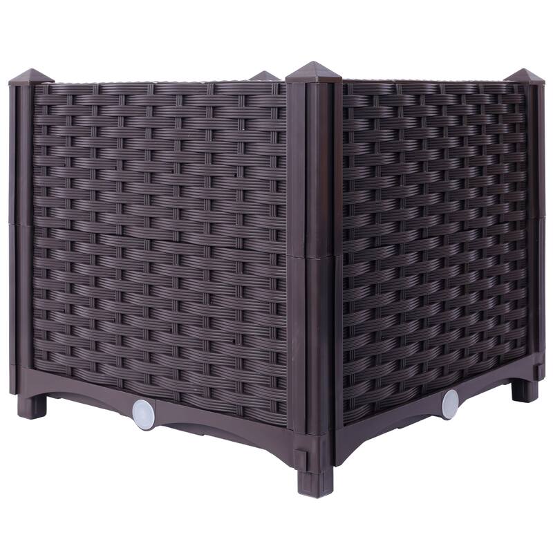 Portable Vegetable & Flower Planter Box, for Patio, Balcony, Backyard