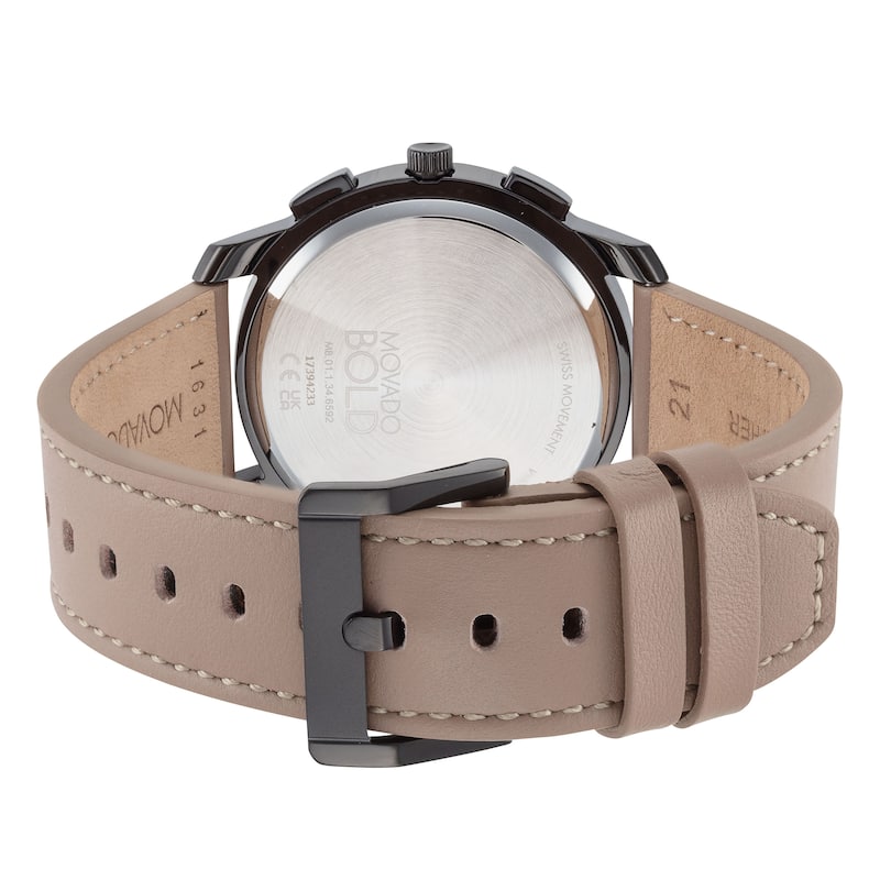 Movado Men's Bold 42mm Quartz Watch 3600719 - Tan - N/A
