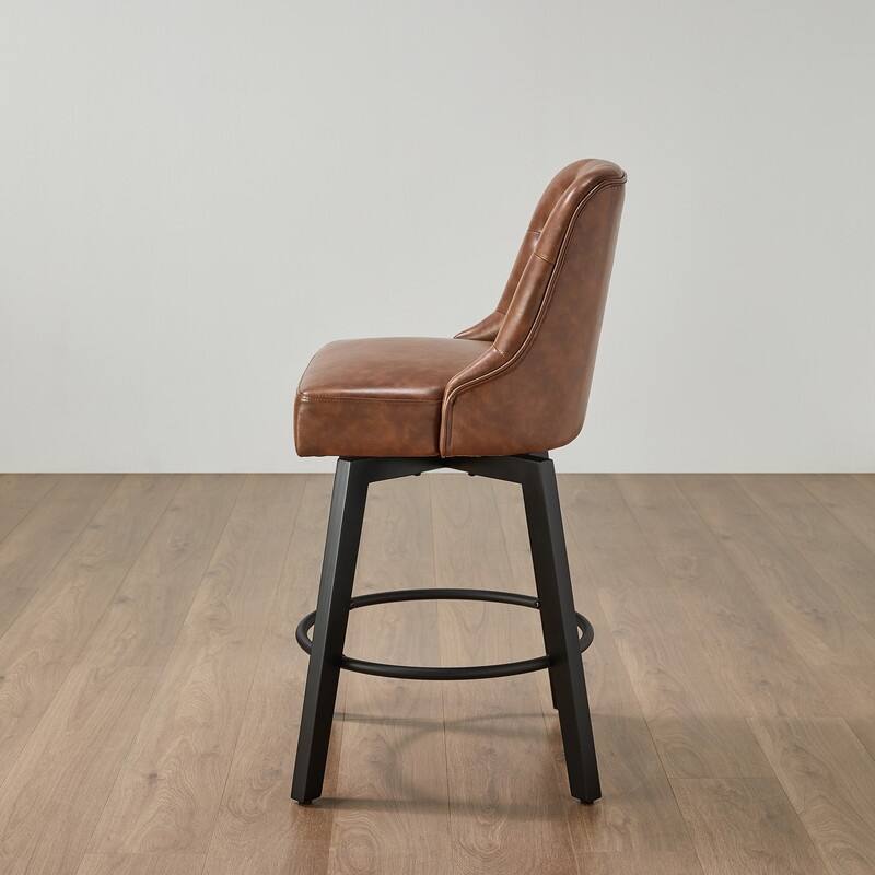 Chris 26 inch Swivel Counter Height Bar Stool Set