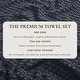 preview thumbnail 145 of 193, Linery & Co. Cotton Diamond Waffle Texture Bath Towels.