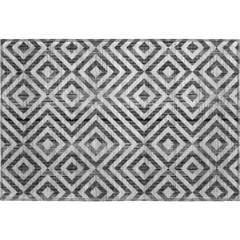 Premium Washable Super Soft Modern Geo Mayfield Rug