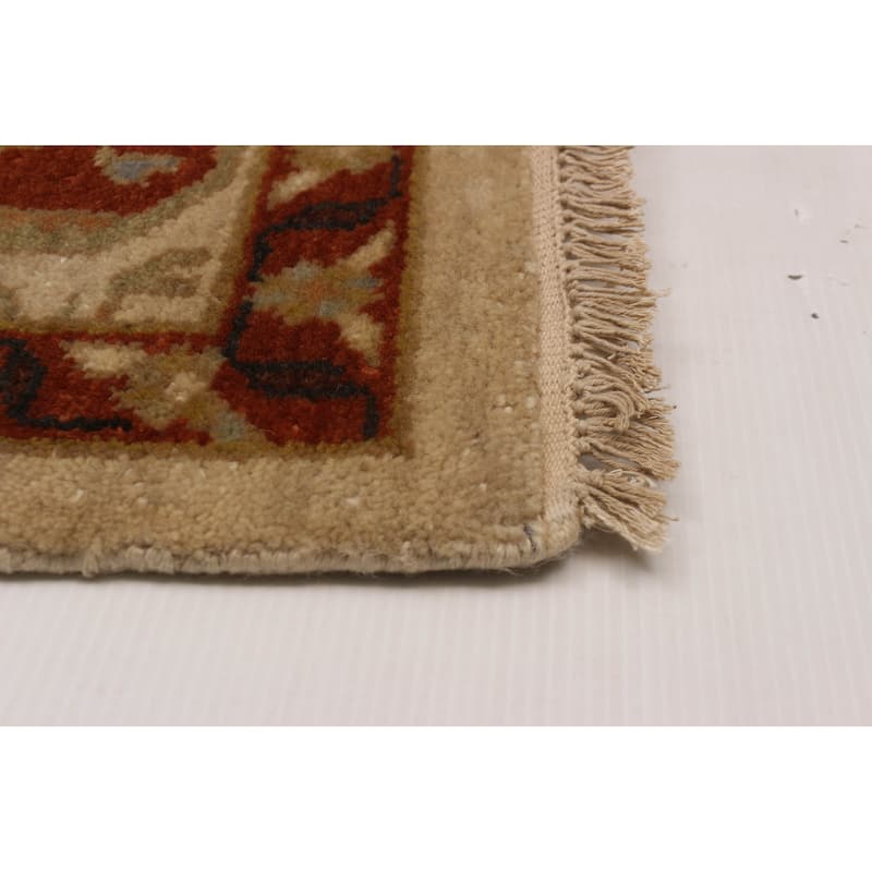 ECARPETGALLERY Hand-knotted Jules Sultane Dark Copper Wool Rug - 7'6 x 9'10
