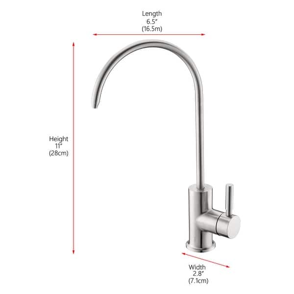 dimension image slide 0 of 3, Elegant Lighting FAK-303 Rian Cold Water Dispenser