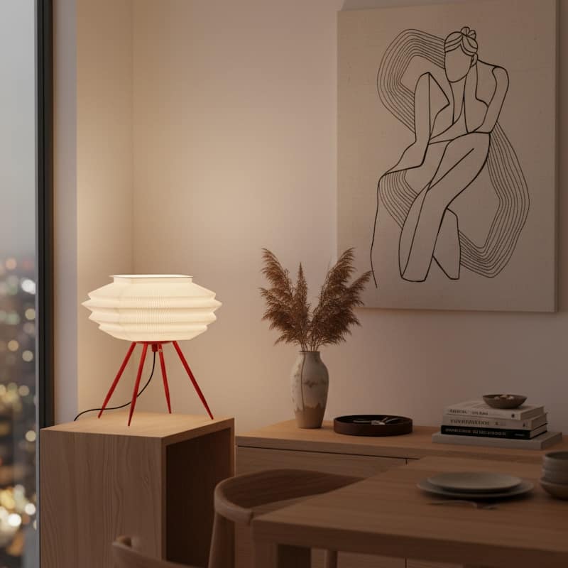 Temple 3D Table Lamp - N/A