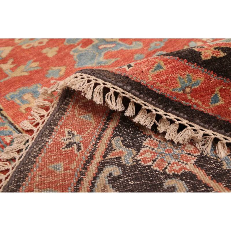 ECARPETGALLERY Hand-knotted Jules Sultane Red Wool Rug - 10'0 x 10'0