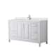 Option White, Chrome Trim, Giotto Quartz Top