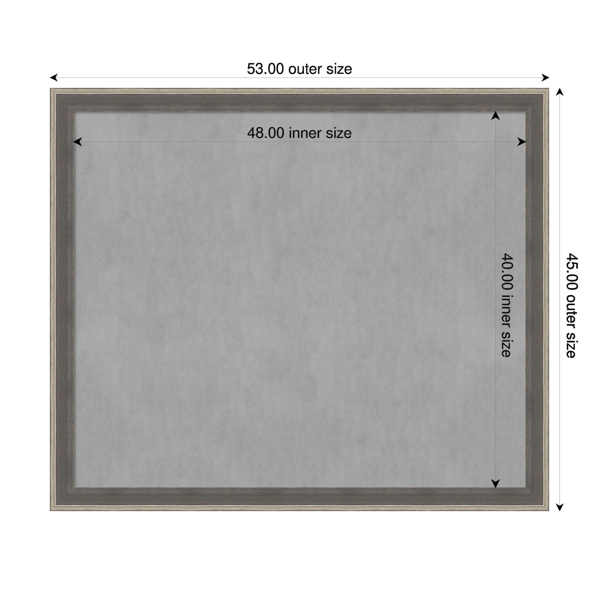 Amanti Art Cottage Grey Silver Framed