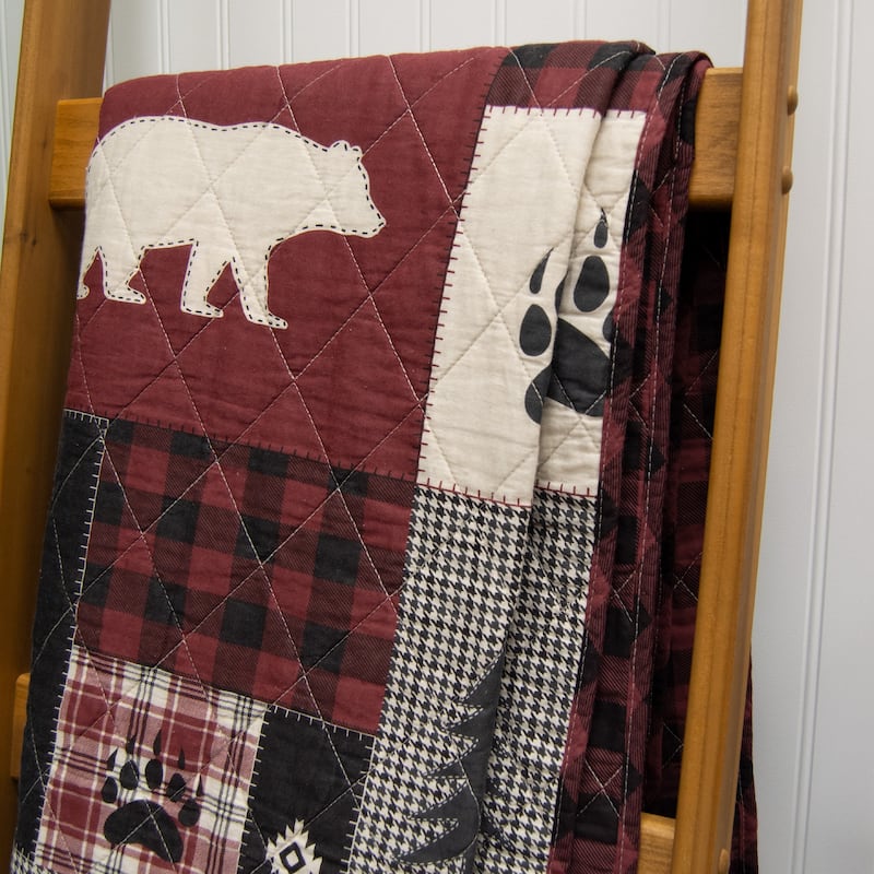 Donna Sharp Bear Peak Cotton Throw Blanket