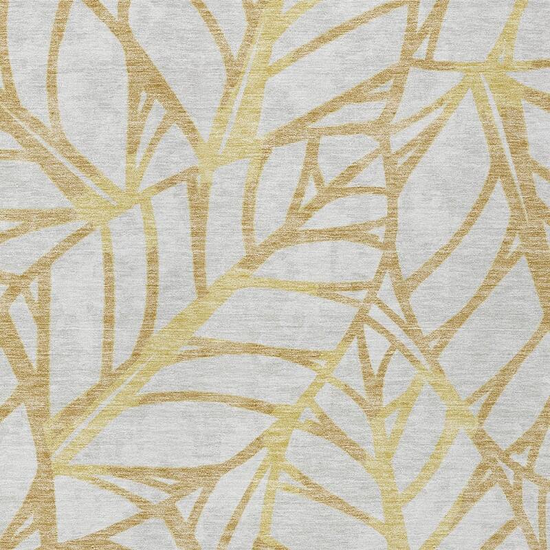 HomeRoots Floral Transitional Rectangle Outdoor Rug