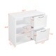 preview thumbnail 32 of 58, Twin Low Loft Bed with Slide, Drawers & Guardrails - Sturdy Wood Frame