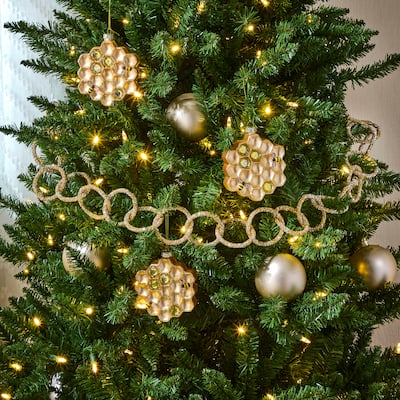 60" Metallic Loop Garland