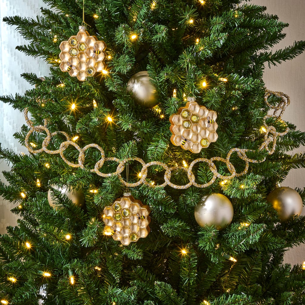 60" Metallic Loop Garland